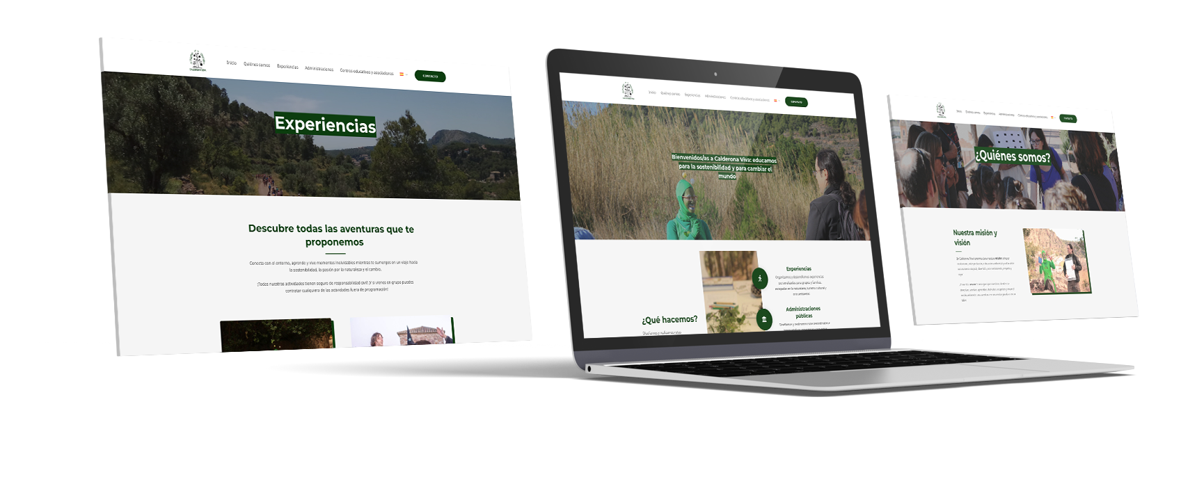 Mockup Web Calderona viva