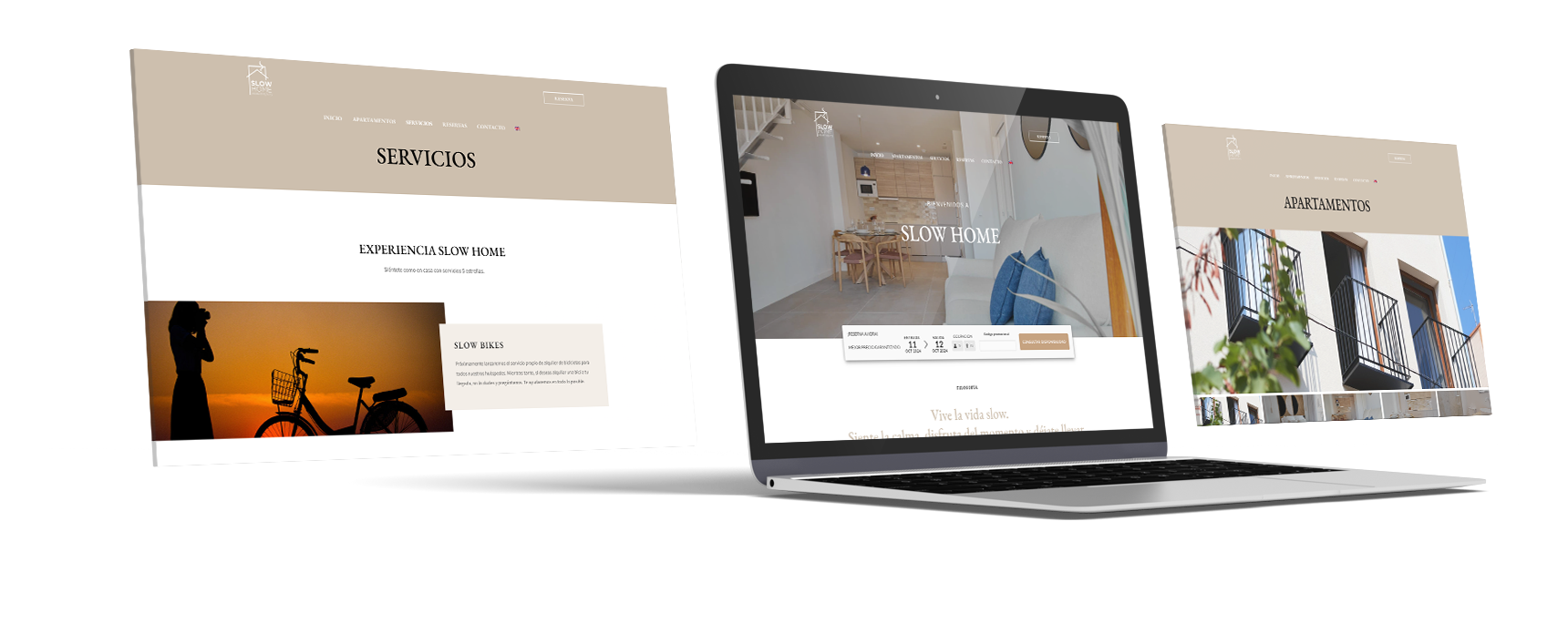 Mockup Web slow home