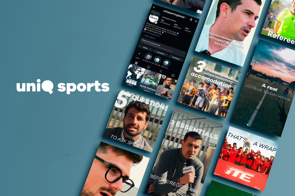 uniq sports portada portafolio cliente