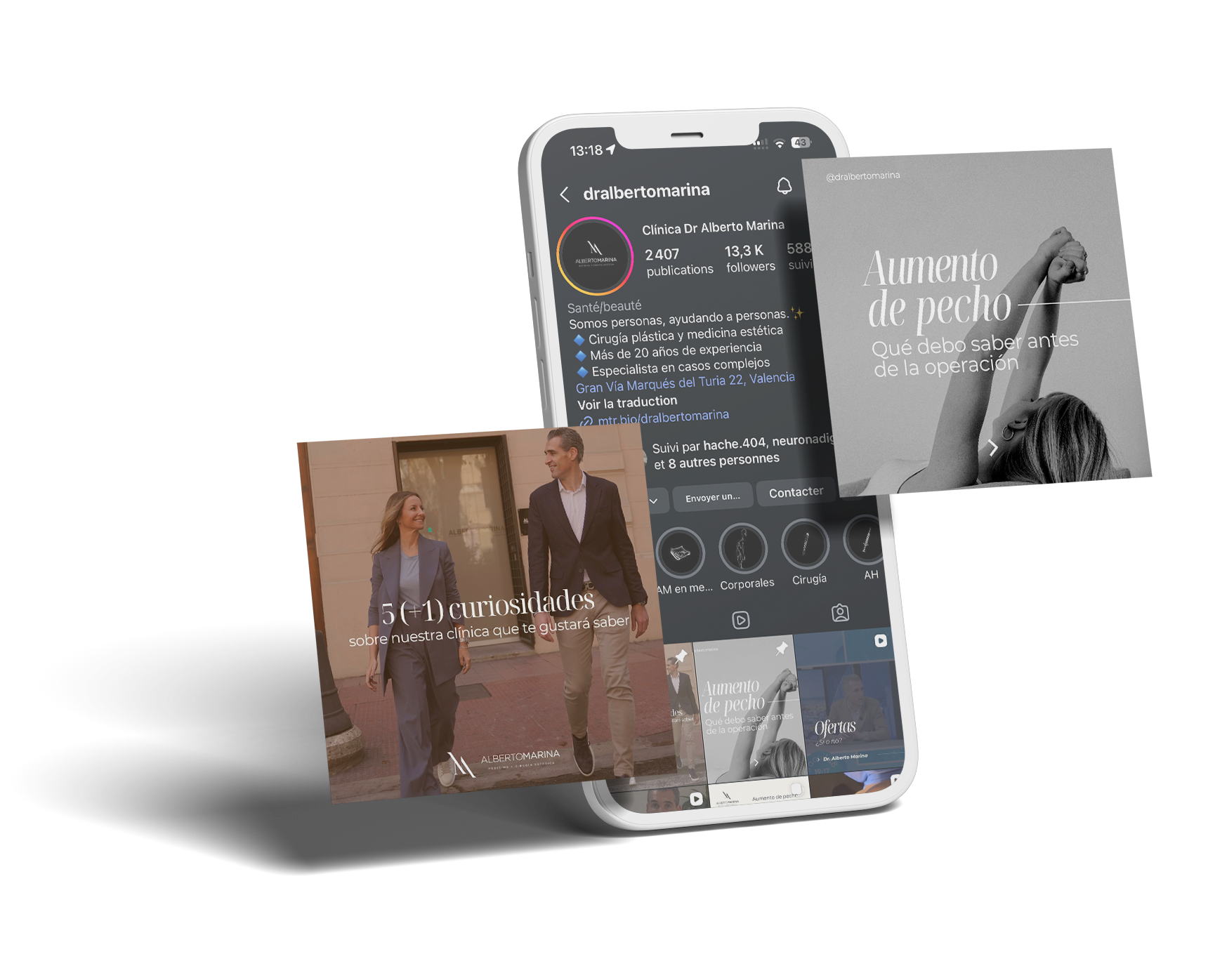Mockup Redes sociales alberto