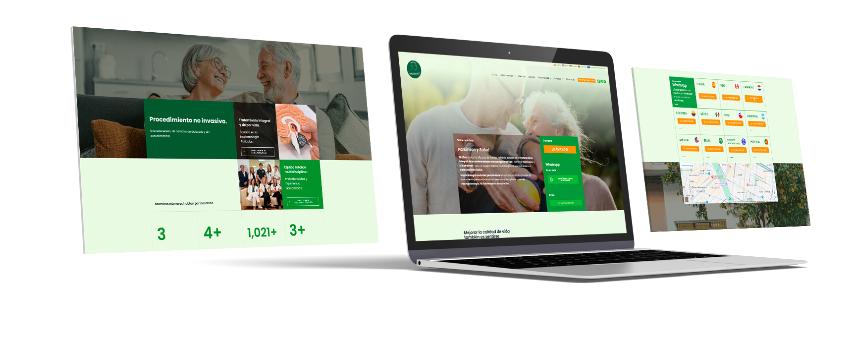 Mockup Web parkinson