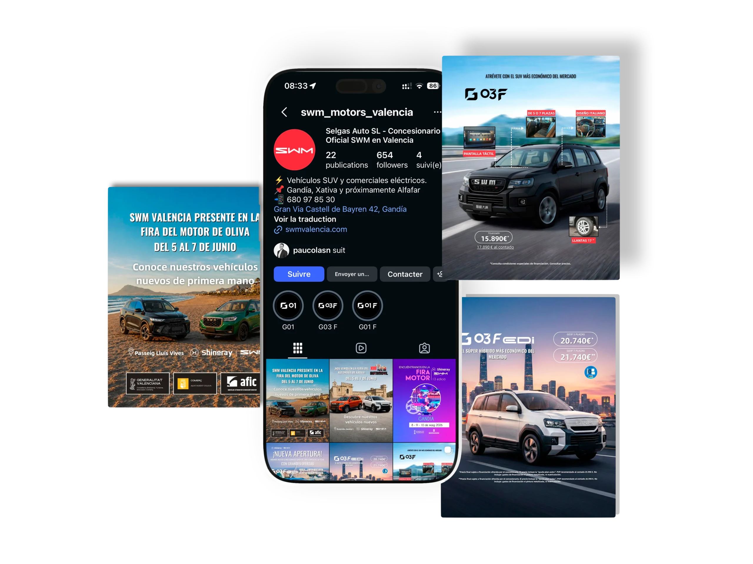 instagram mockup swm